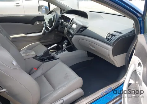 2012 Honda Civic Ex-L from USA, damaged, VIN 2HGFG3B09CH543398